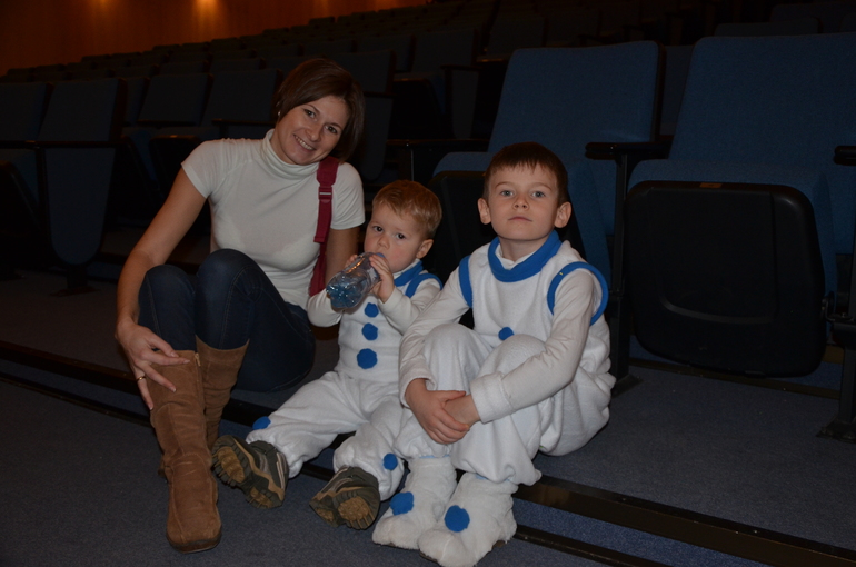 Наш первый Новый год на елке