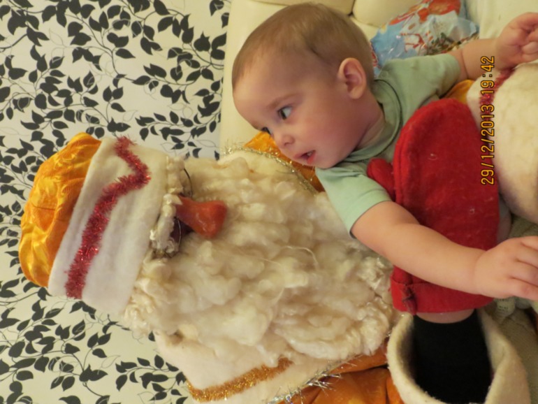 А к нам приходил Дедушка Мороз