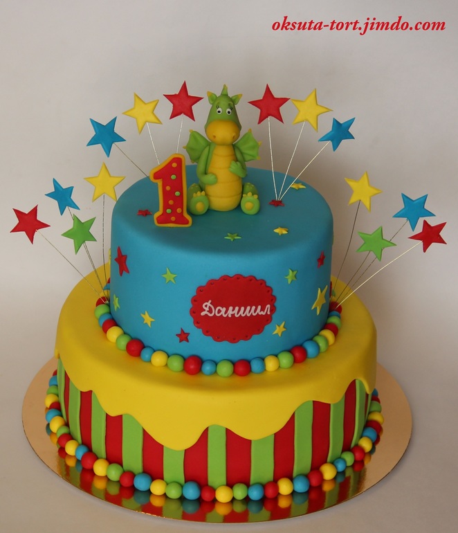 Торт с Дракошей