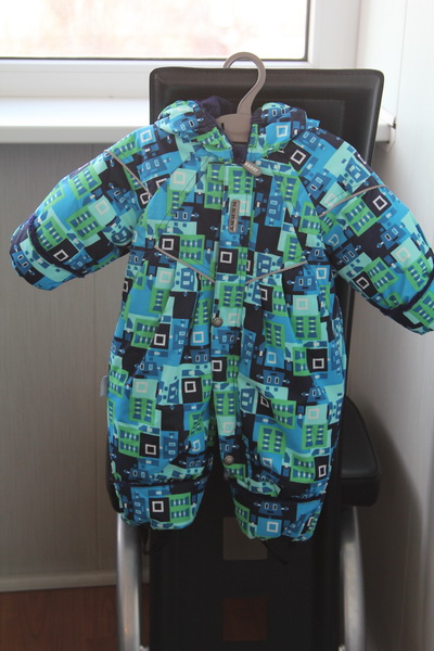 Зимний слитный комбинезон Kerry (Финляндия), размер 62 (+6 см). В идеале! 3000 руб.