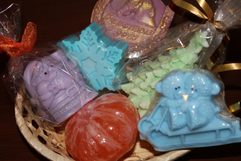 мыльные подарки на новый год