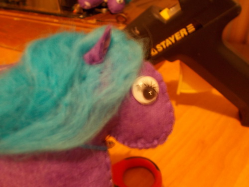 Лошадка из фетра