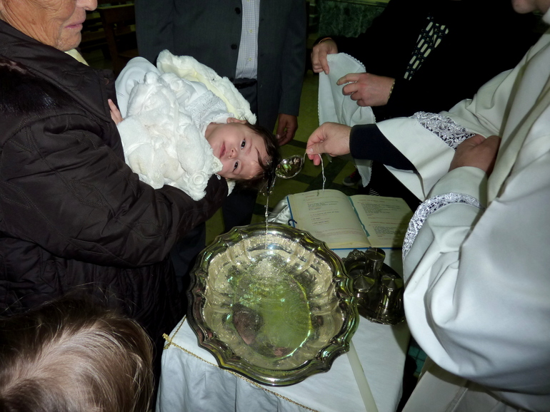 Крестины моей дочки Федерики Ксении