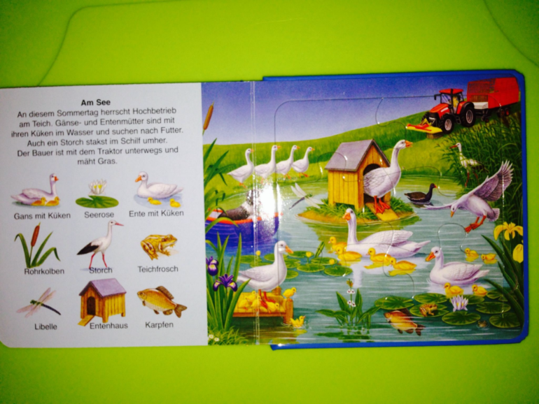 Немецкие книги паззлы.