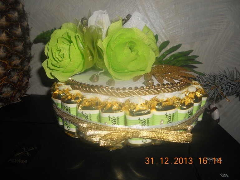 Конфетные тортики.