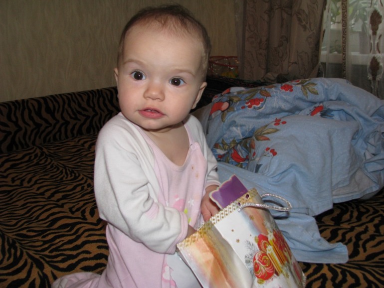 Спасибо Феям! Детки получили конфетки утром 1 января)))