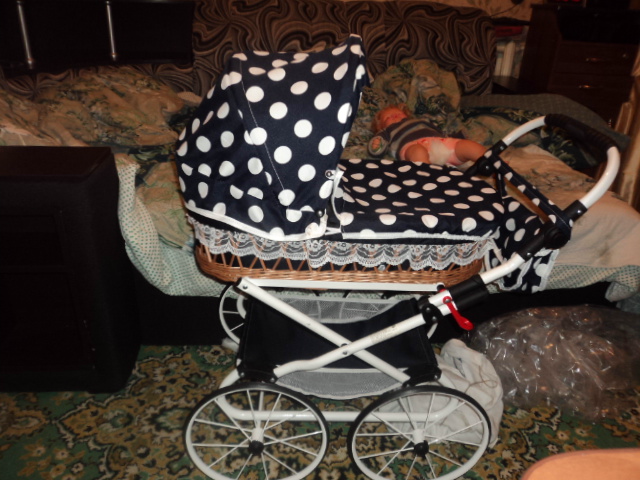 коляска для куклы вакард моника ретро