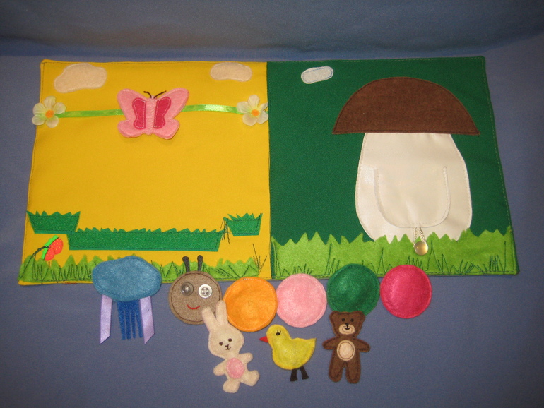 Книжка развивашка, мини версия)