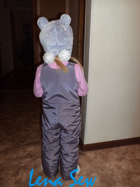 Сфоткала дочку в образе Мышки