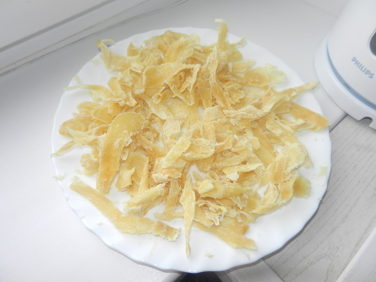 Цукаты из имбиря + имбирный сироп для чая.