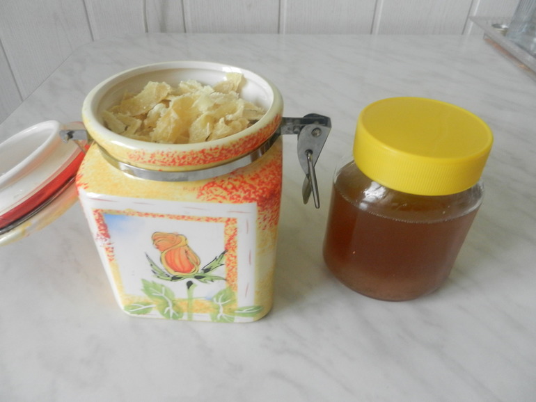 Цукаты из имбиря + имбирный сироп для чая.