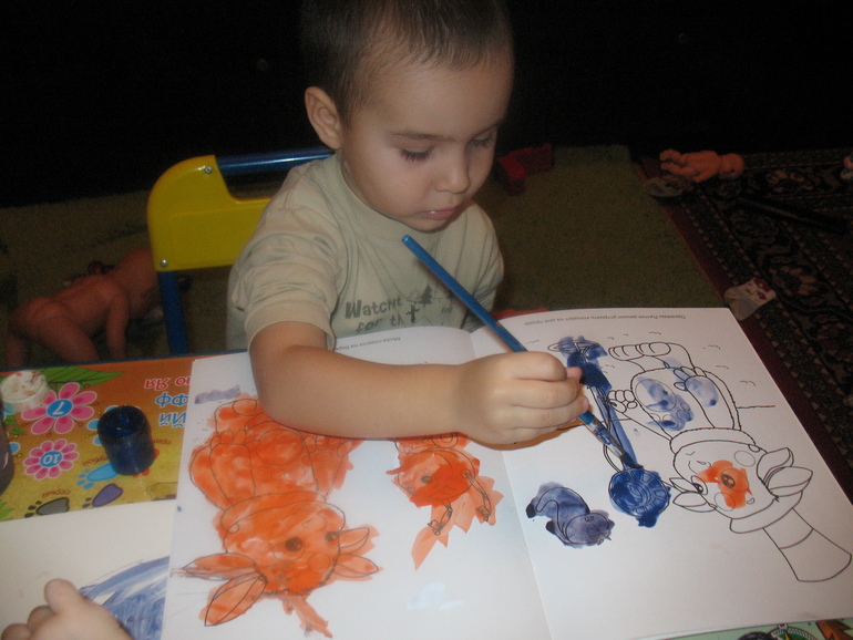 Раскрашиваем.