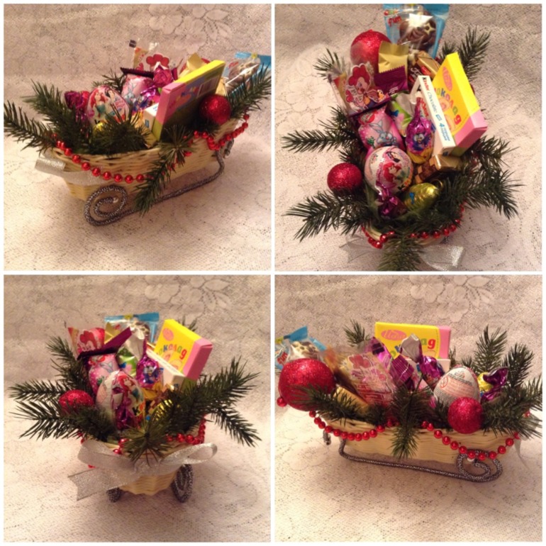 Сани для мальчика и девочки