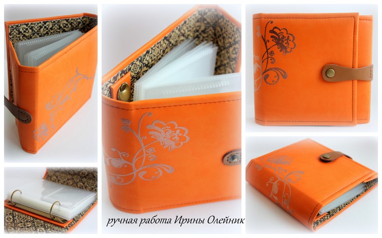 мои последние работы ... дисконтница и папка для документов...