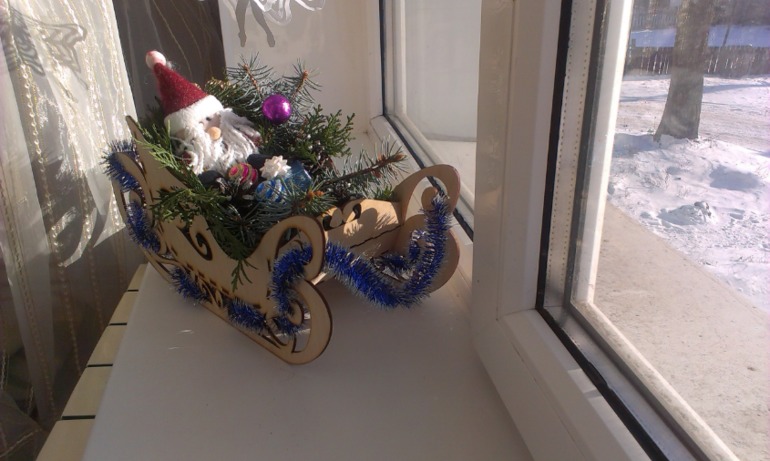 И мы с поделкой