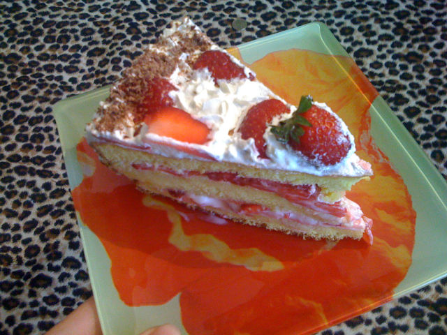 Вот такой получился тортик)