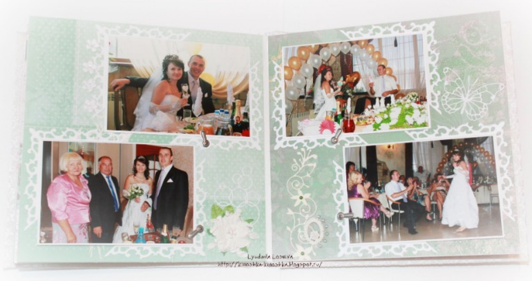 Свадебный альбом "Счастливая семья" с фото