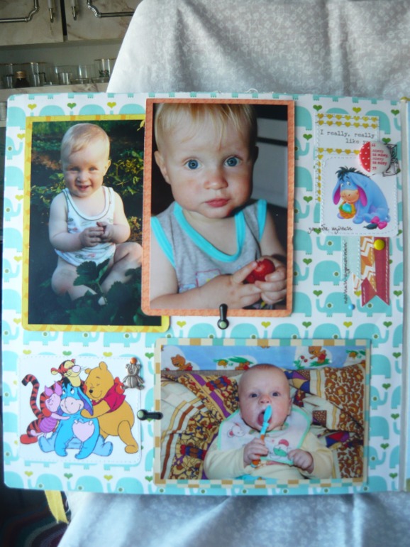 альбом с осликом Иа для мальчика