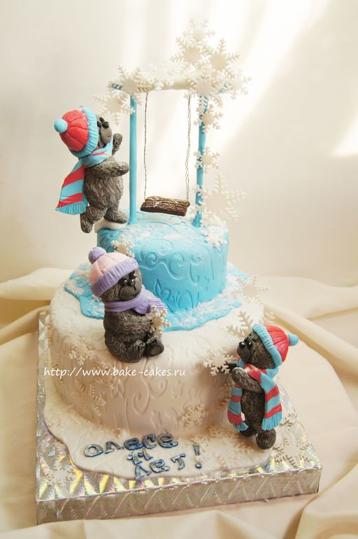 Зимнии теддики