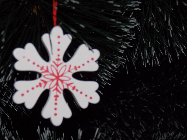 И мы украсили наш дом!!!