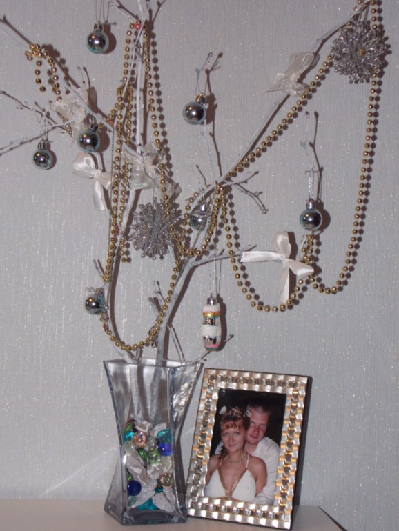 И мы украсили наш дом!!!