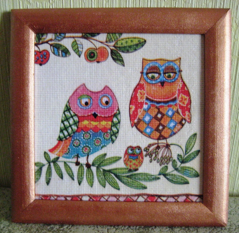 Декупаж на холсте