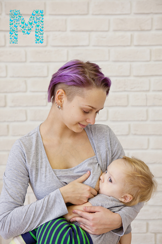 Лонгслив для беременных и кормящих "Камея"  Цвет: меланж Цена: 790 руб. Купить на www.modamam.com