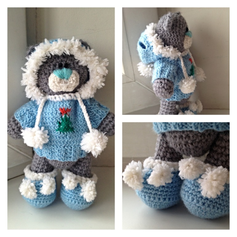 Мои очередные мишки:) в подарок.