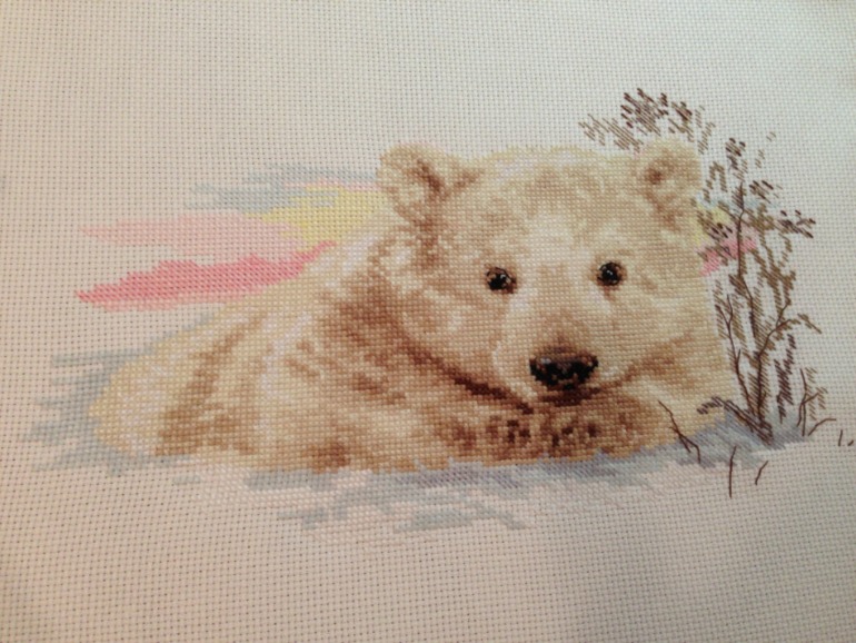 Беленький, северный....