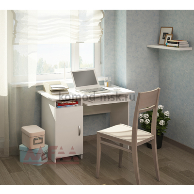 белый компьютерный стол милан