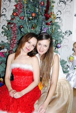 Наша новогодняя фотосессия у Кати и Даши