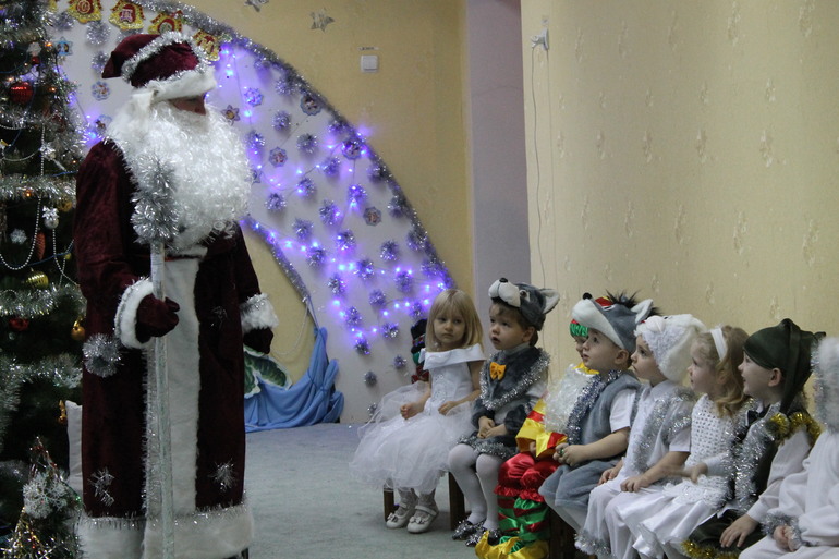 Елка в детском саду.