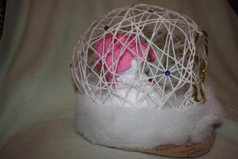 Снеговики в клете)