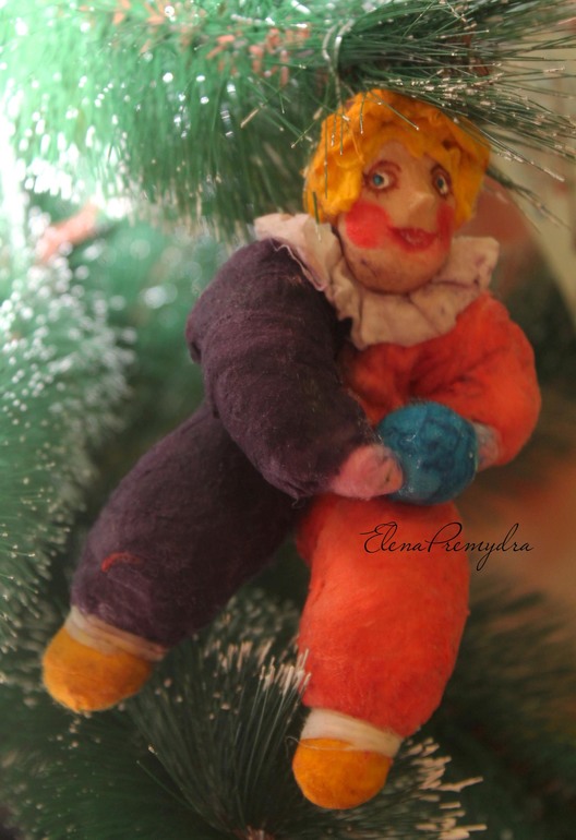 Елочные игрушки из ваты. Ретро! Новая любовь!
