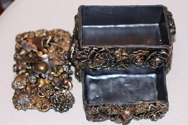 шкатулка для украшений) первый БОЛЬШОЙ опыт