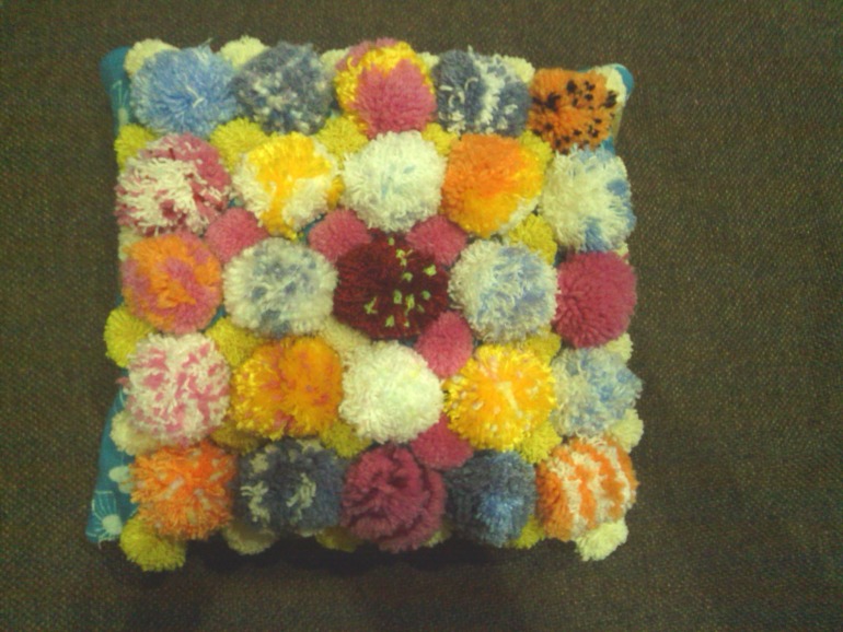 подушка с пампушками