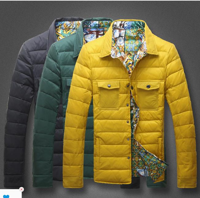 Двусторонняя весенняя куртка на мужчин