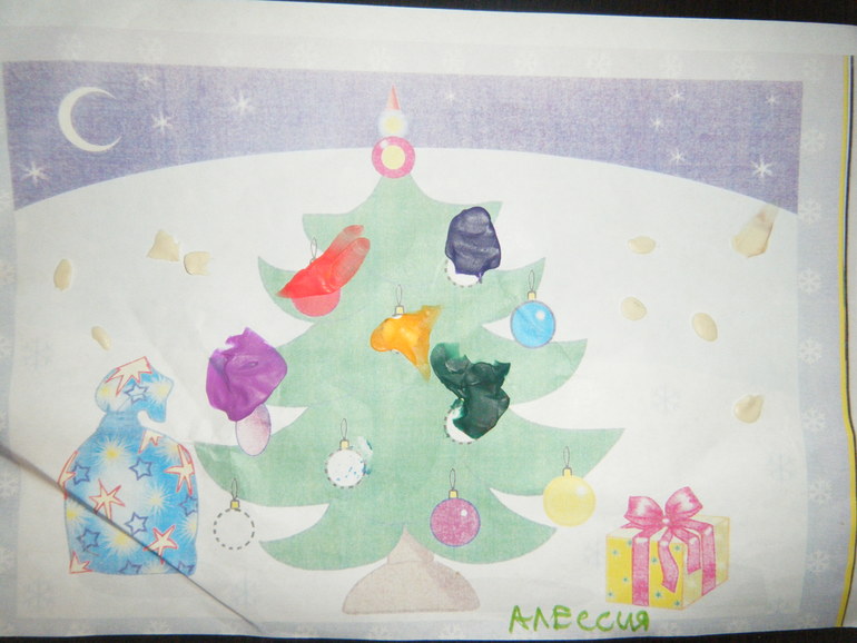 Наши новгодние поделки