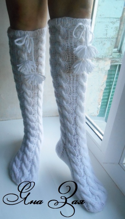 Белоснежные гольфики!