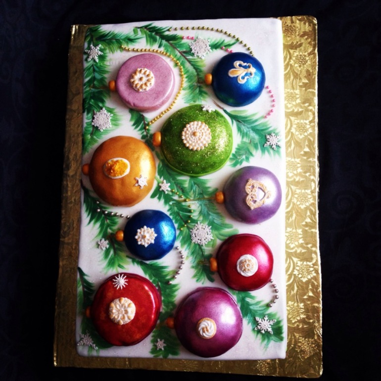 новогодний тортик, 7 кг