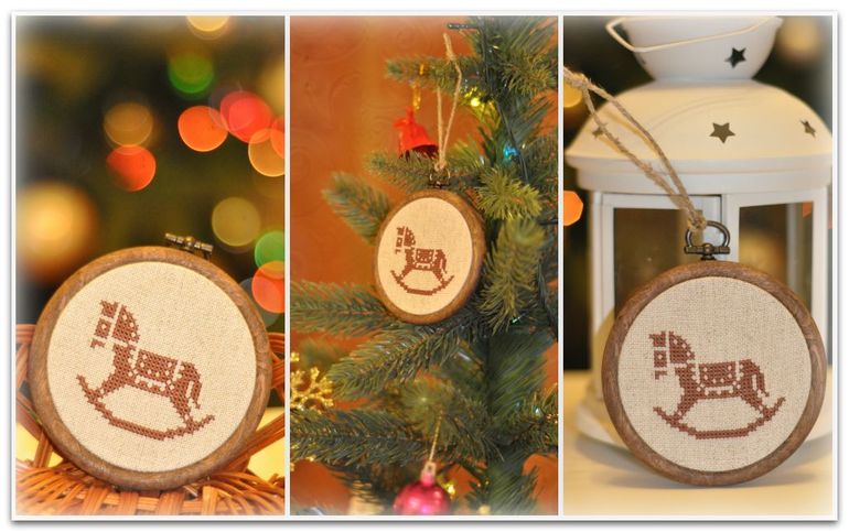 Наши hand-made игрушки и елочка :)