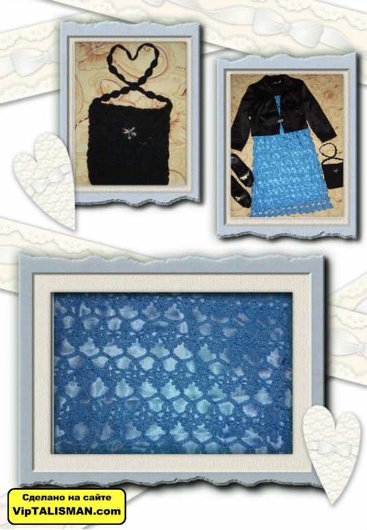 Ажурное платье крючком)))