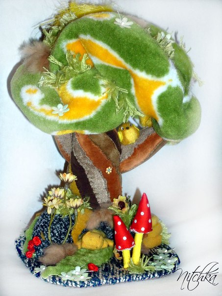 МК текстильное дерево