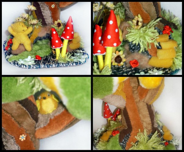 МК текстильное дерево