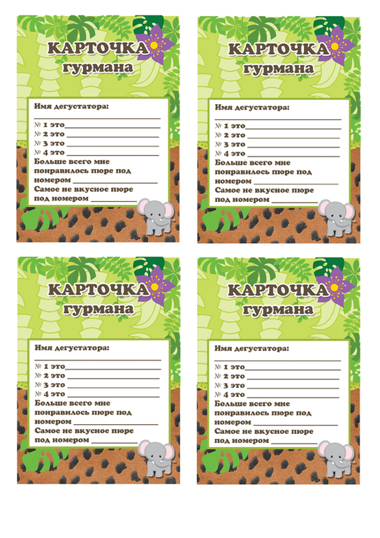 Набор "Джунгли"