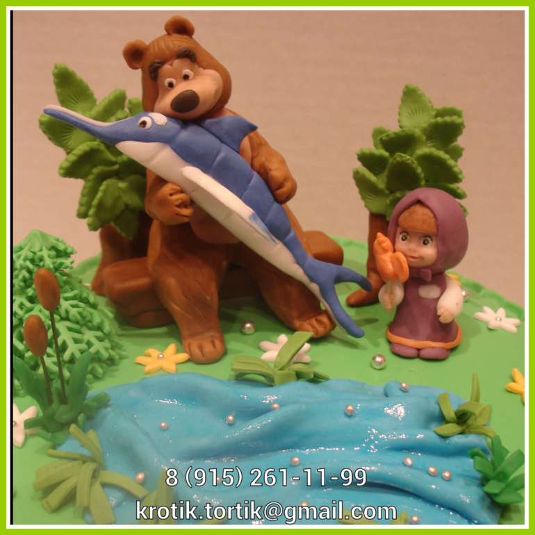 торт маша и медведь