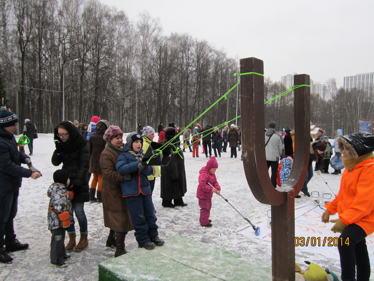 Новый год в Измайловском парке.