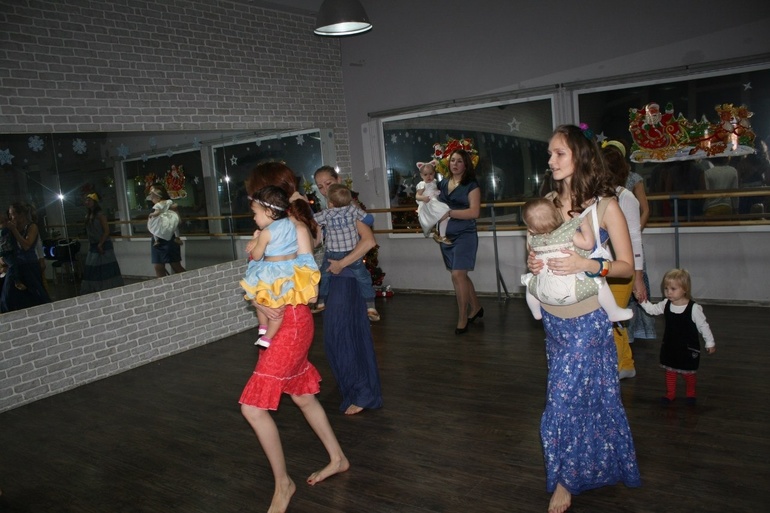 Наш новогодний слинговечер