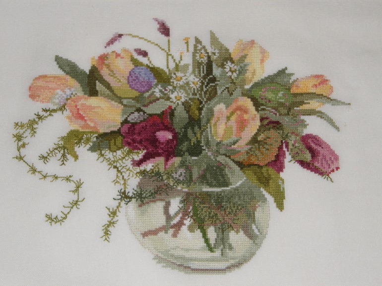 Фуджико 603 "Тюльпаны и травы"