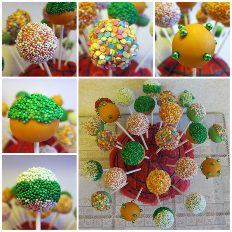 Кейк-попсы. Опытные образцы :)